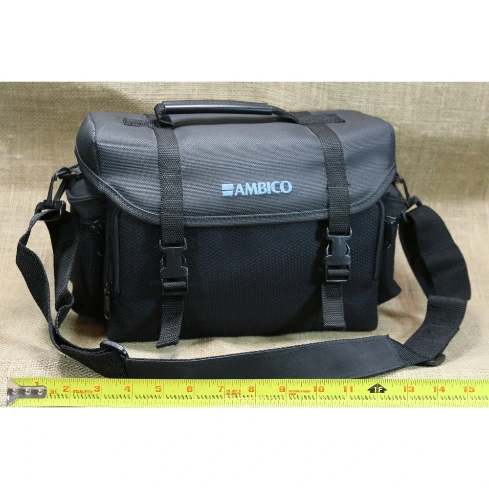 Ambico V-4475 Black Nylon Padded Camera Bag Shoulder Strap